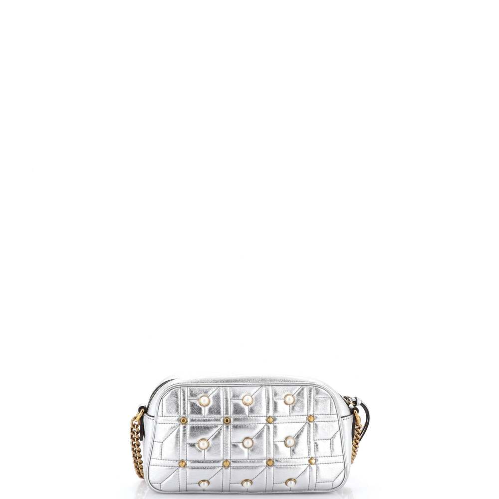 Gucci Pearly Gg Marmont Shoulder Bag #254183G13B - Picture 3 of 8